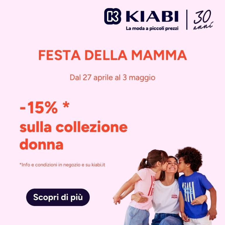 Da KIABI arriva la promo Festa della Mamma!